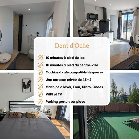 דירות טונון-לה-בן Cosy Et Moderne - Dent D'Oche מראה חיצוני תמונה